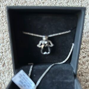 Zales Silver Modern Necklace